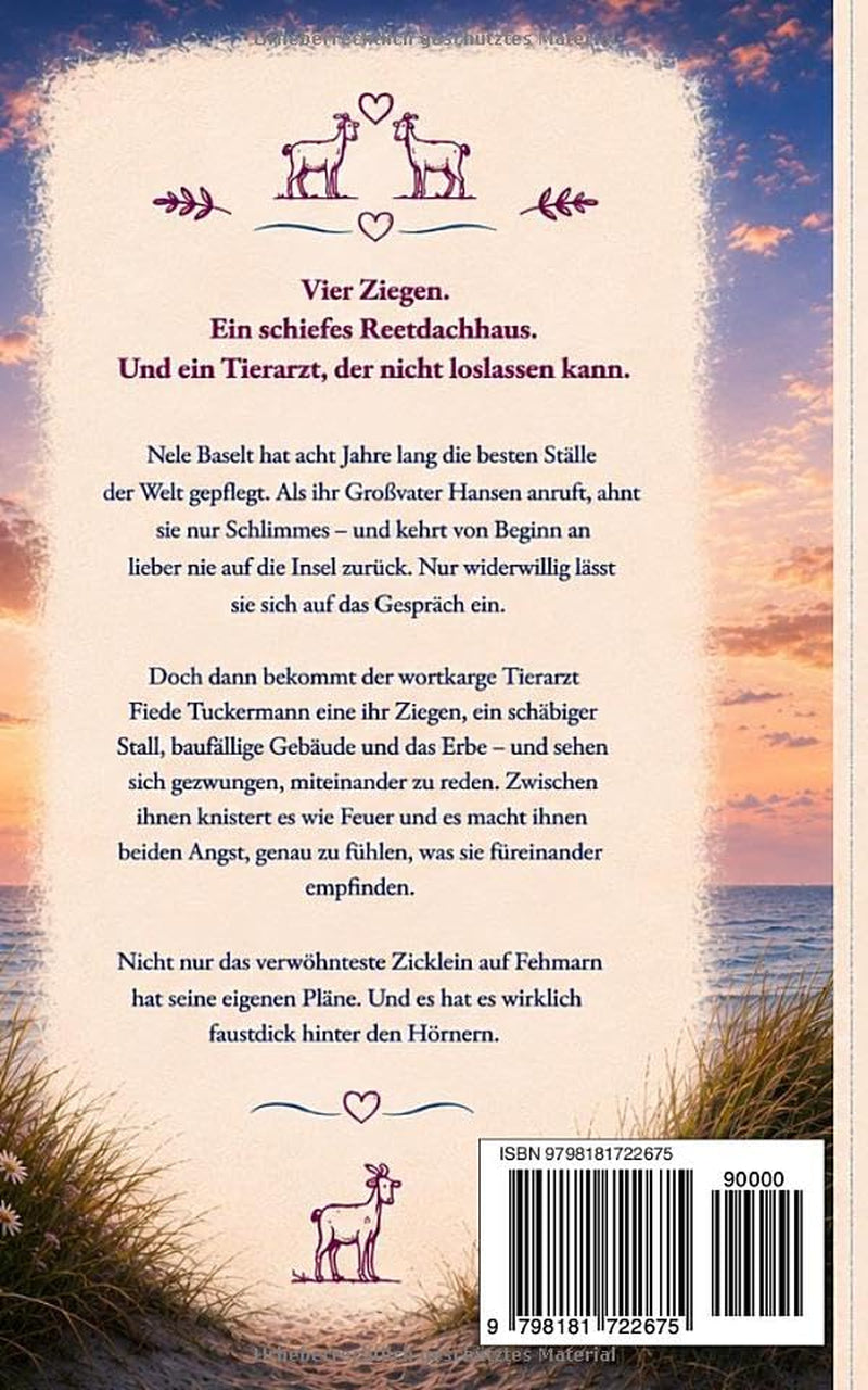 Ziegenkäse und Salzwasser: Fehmarn Herzen - Liebesroman (Verliebt auf Fehmarn) (German Edition)