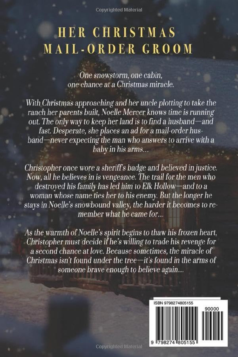 Her Christmas Mail-order Groom: A Western Historical Romance Book